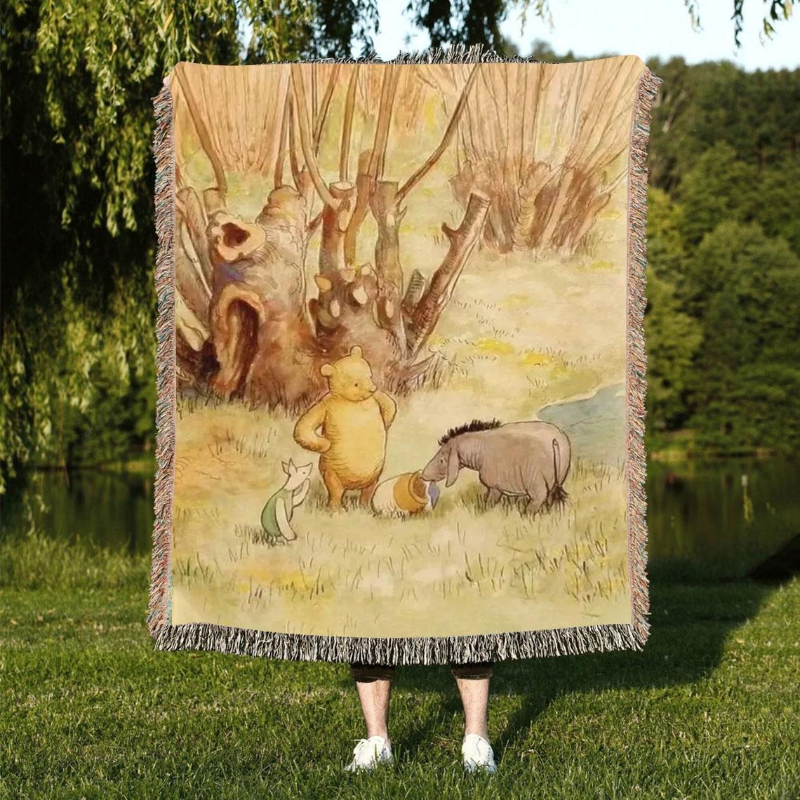 Tapestry Winnie The Pooh Adult Blanket Disney Winnie The Pooh