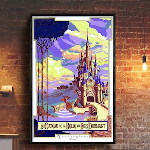 ディズニーランドでのデートナイトのポスター ディズニーの