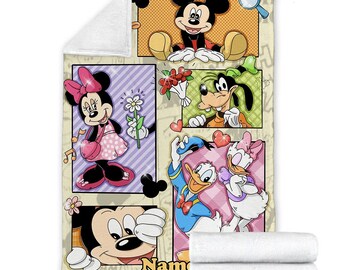 Disney mickey mouse let's go ii fleece blanket sale