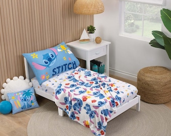 Disney Stitch Fleece Blanket, Disney Cartoon Blanket, Magic Kingdom Blanket, Birthday Gift, Disneyland Blanket, Baby Gift