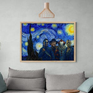Friends Horror Poster, Horror Halloween Poster, Horror Killer Print, Horror Movies Poster, Halloween Decor, Wall Art