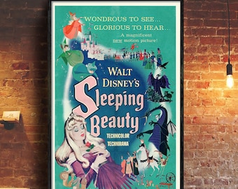 眠れる森の美女のポスター ヴィンテージディズニー映画ポスター