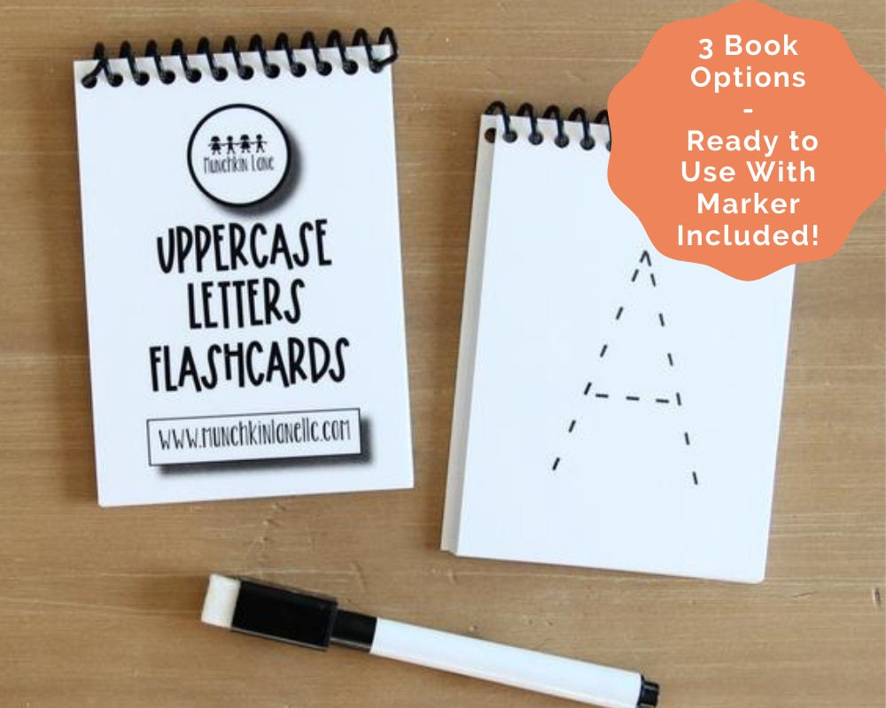 Dry Erase Handwriting Flashcards Dry Erase Flashcards Etsy