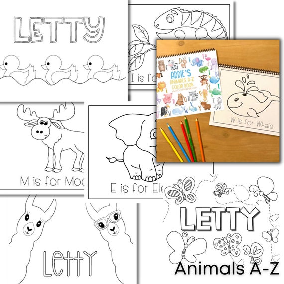Custom Children's Color Book Full Size Large Coloring Book for
