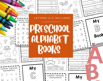 26 activités d'alphabet imprimables - activité d'écriture préscolaire - activité de traçage - pratique d'écriture d'alphabet