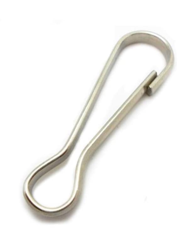 Small Lanyard Clips 4mm X 13mm 100 clips DIY Crafts