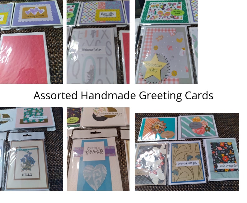 Handmade All Occasion Greeting Cards – 20 Assorted Blank A2 Cards With ...