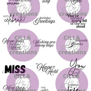 General Sentiments Printable Set – 15 DIY PDF Card Greetings for Any Occasion, PDF