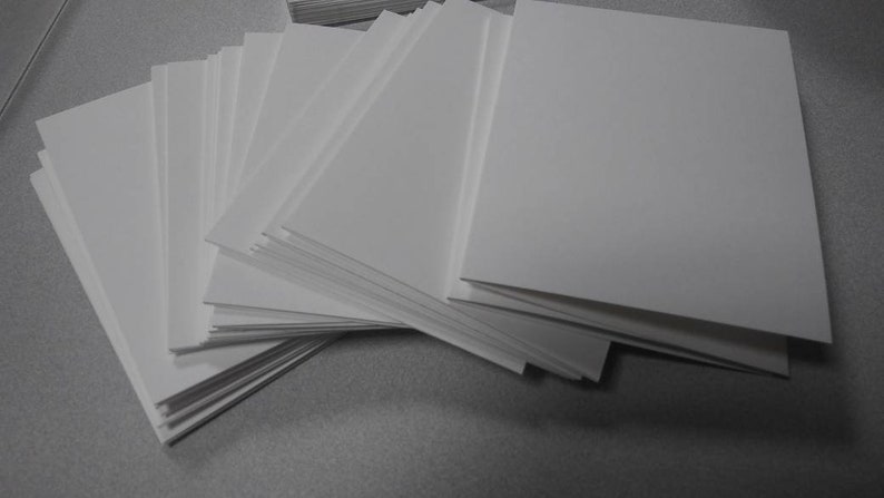 Flat A2 blank watercolor note cards for card making.  140lb (300 gsm).