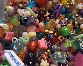Acrylic Bead Confetti Mix: 7oz Assorted Sizes & Colors