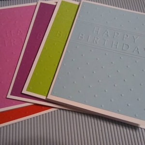 Cartes de joyeux anniversaire, 100 cartes d'anniversaire, carte d'anniversaire en relief faite main en vrac, cartes d'anniversaire colorées, paquet assorti, cartes de correspondance variées