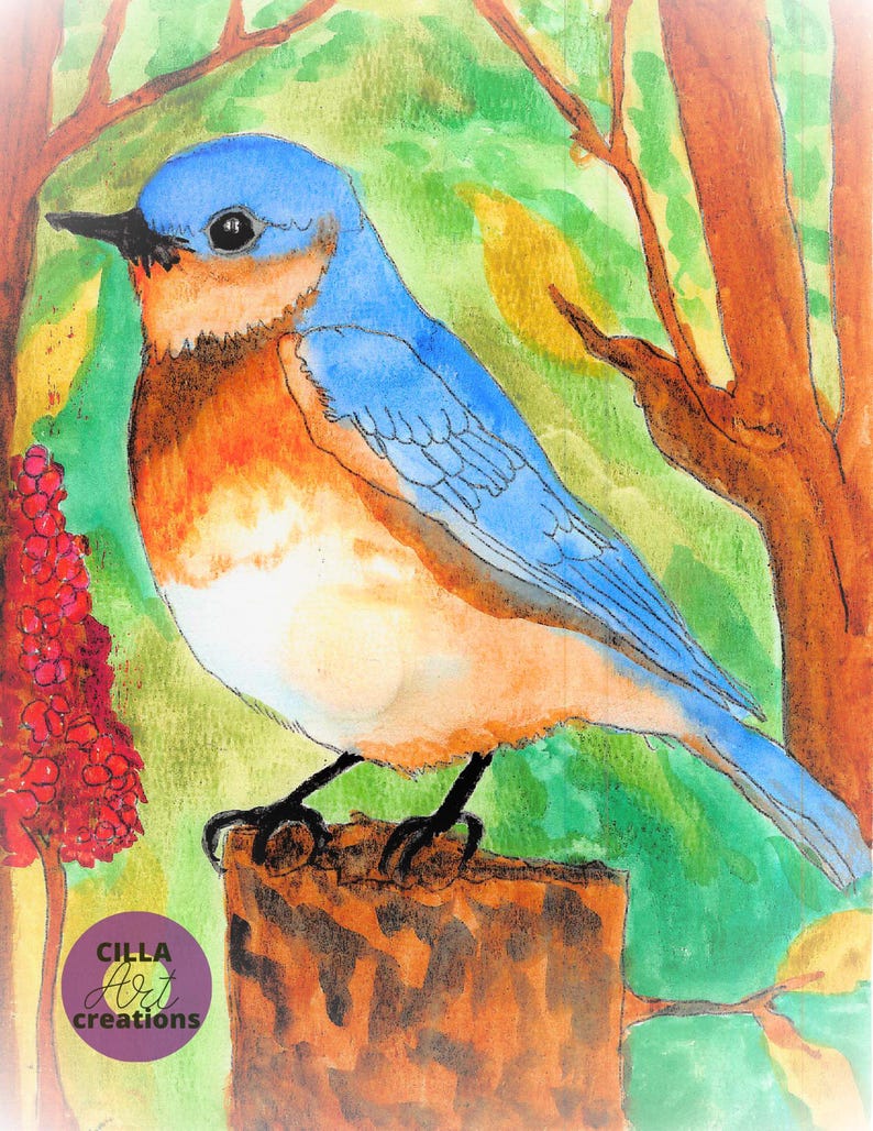 Aquarelkaarten, zwaar koudgeperst papier (140 pound, A2 en A7) afbeelding 5
