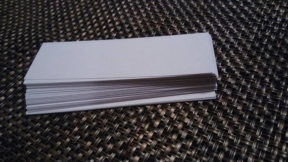 Artist Bookmarks: Blank Vellum Bristol Paper - 2x6 Inches