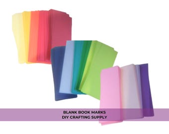 DIY Blank Bookmarks, 65lb Cardstock (2 x 6 Inches, Acid-Free)