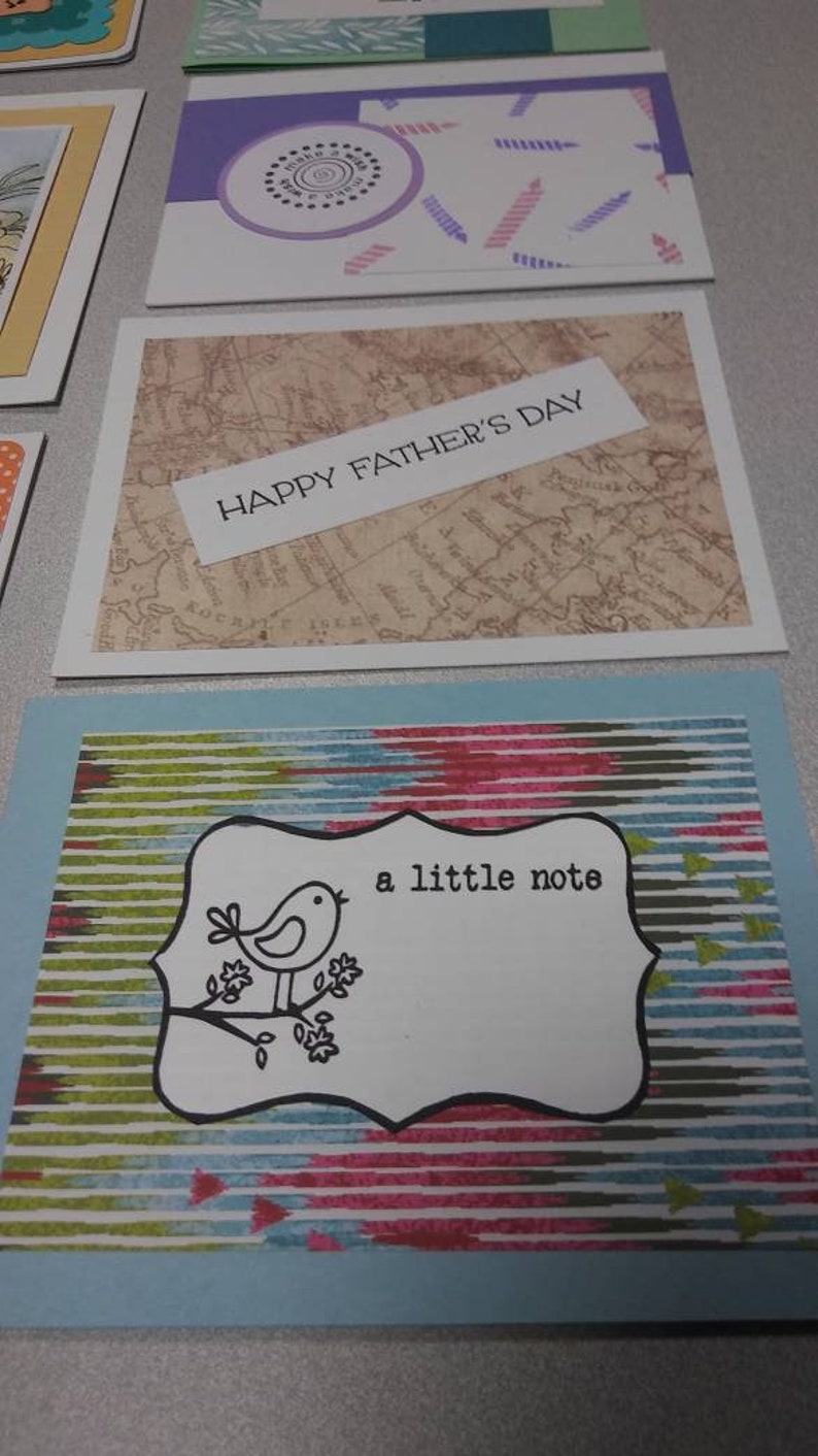 10 assorted handmade greeting cards 10 homemade note cards Etsy