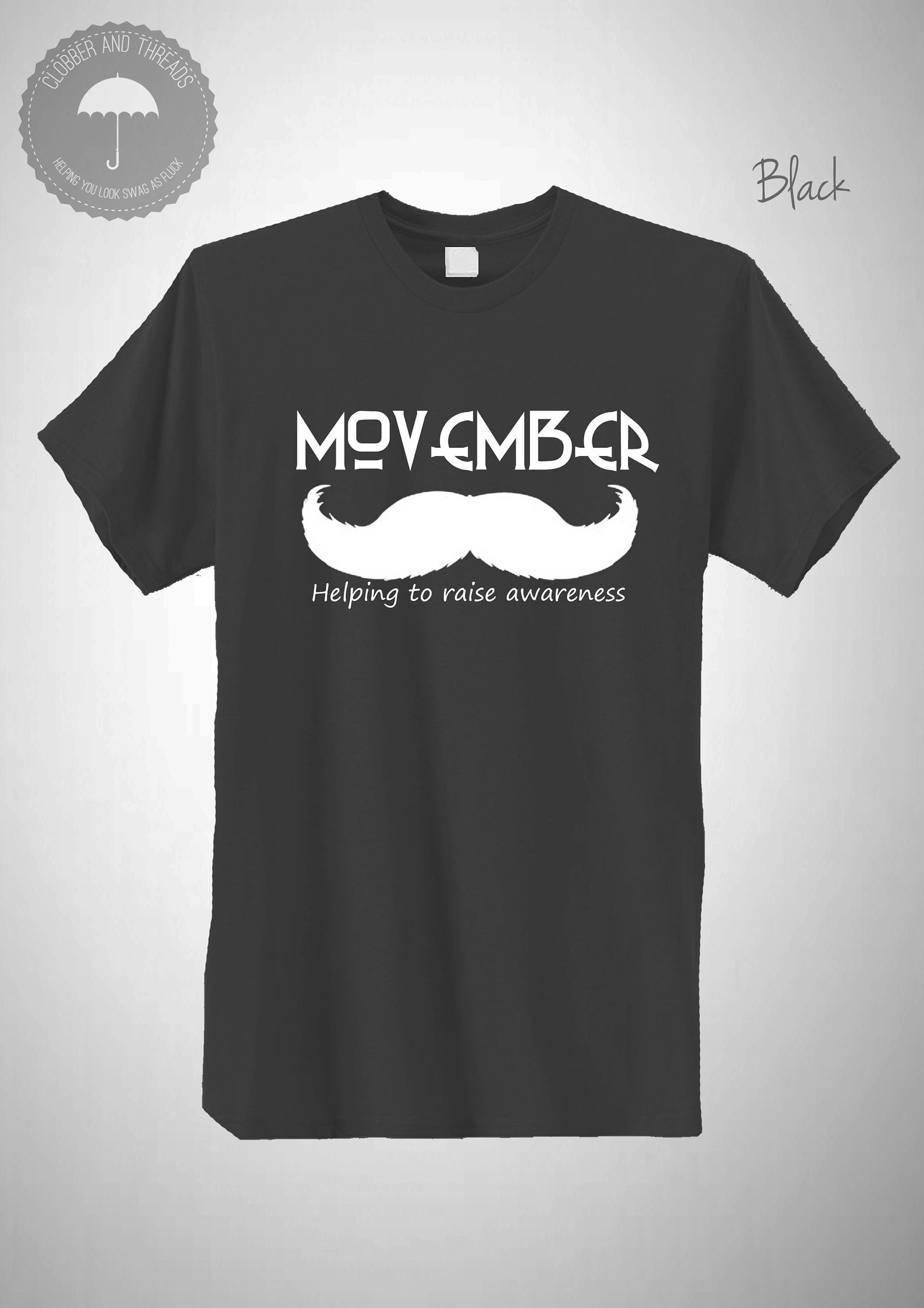 Movember Tshirt / November Moustache / Respect the Mo Tee Etsy