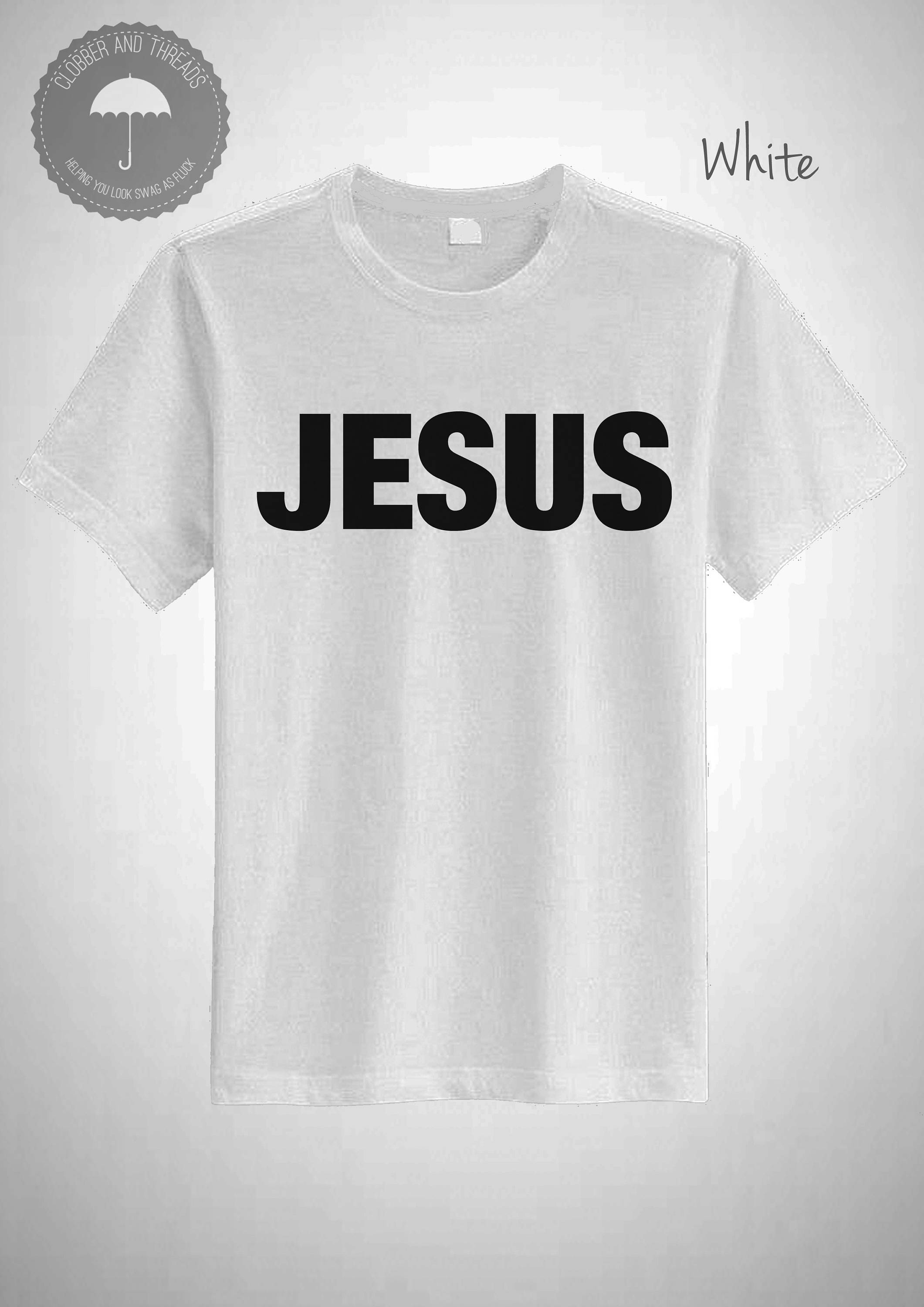 JESUS Unisex Bold Printed T-Shirt | Etsy