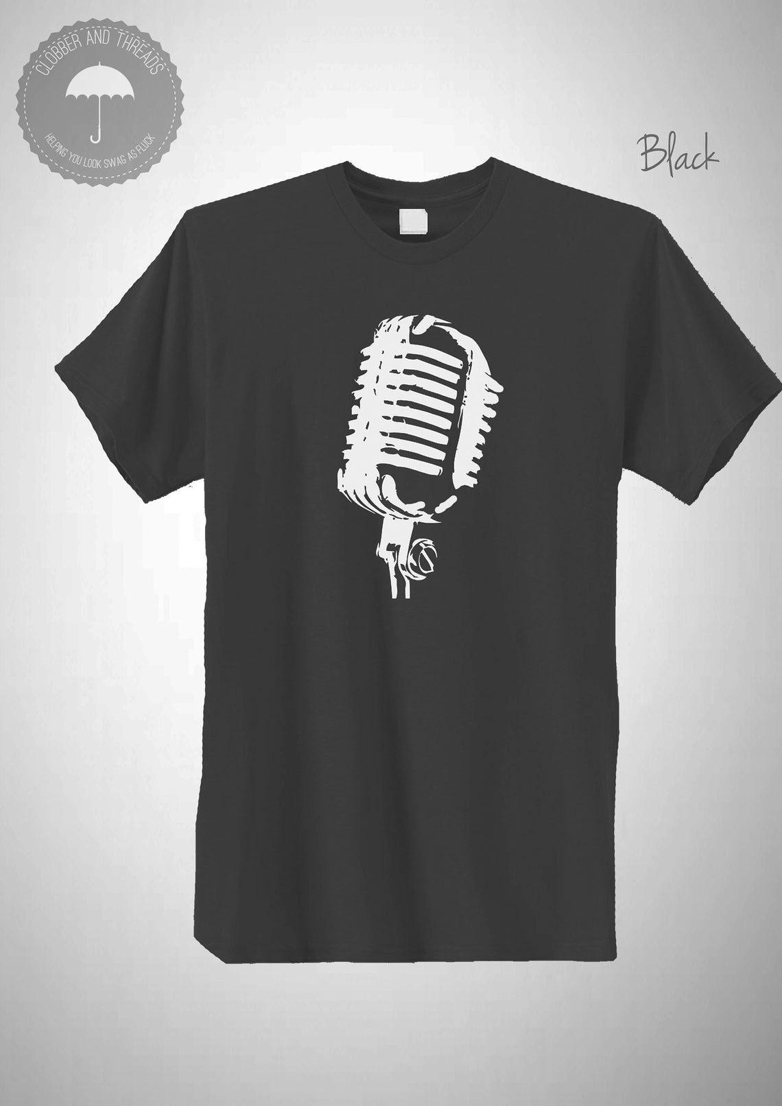 Microphone Scribble T-Shirt Music Band Singer Voice Tshirt Top | Etsy