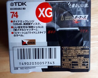 Lot 5 Mini-disques Maxell Europe 74 Min Scellés Neufs Japon