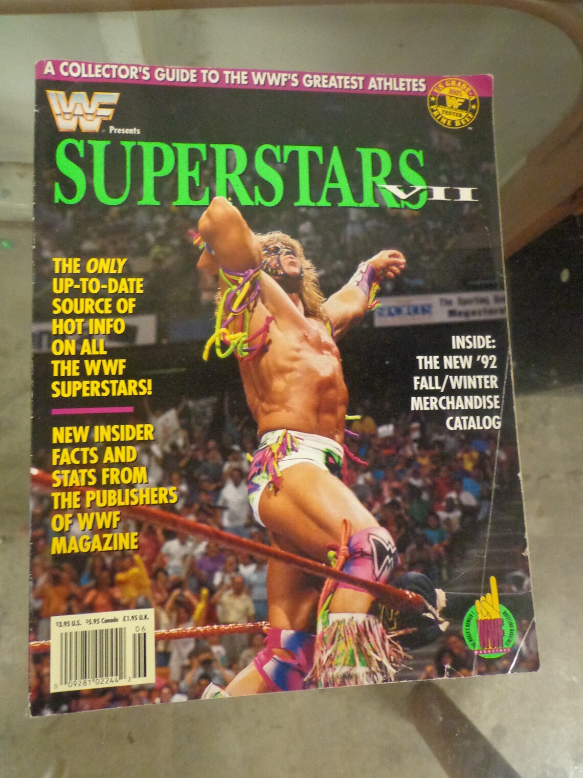 Vintage WWF Wrestling Superstars Magazine A Collectors Guide Etsy