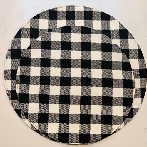 Red Ruffles Burlap Placemat Home Table Decor16'' Etsy