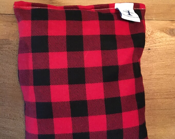 Large Buffalo Checkers flannel heating pad