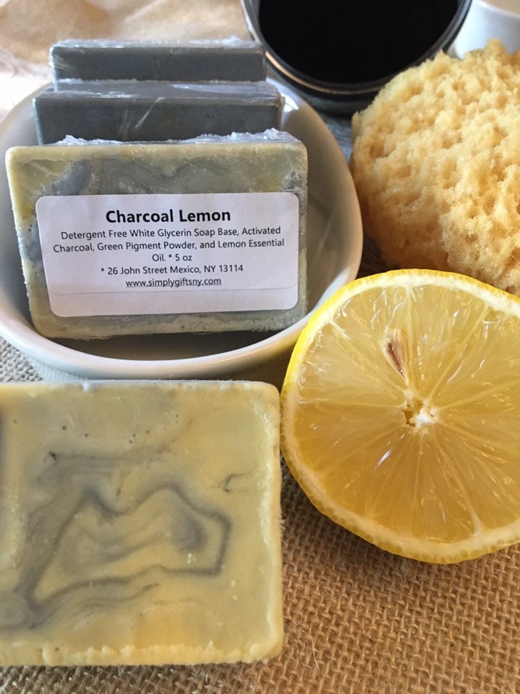 Charcoal Lemon Handmade Soap
