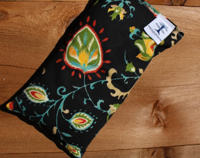 Medium Corn bag - Night time Garden -  Hot and Cold Therapy, Moist Heat, Natural Pain Relief, Gifts for All Ages, Heating Pad