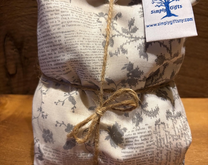 Extra Long Corn Bag - Parisian Clippings - Hot and Cold Therapy, Moist Heat Benefits, Natural Pain Relief, Gifts for All Ages, Heating Pad