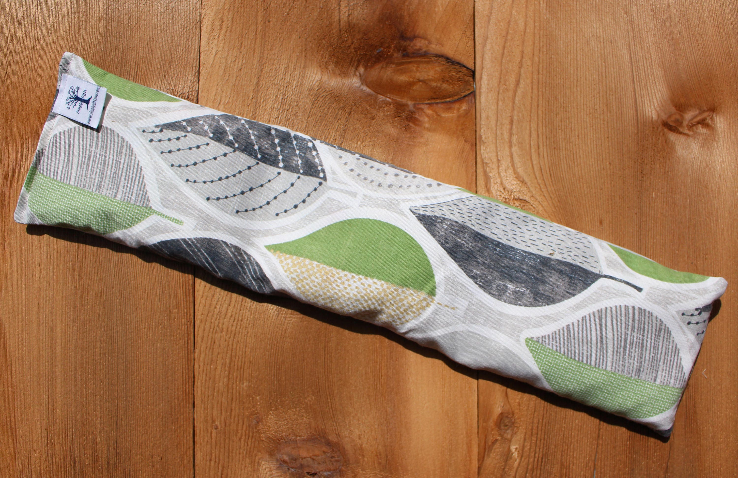 Extra Long Corn Bag Healing Leaves Hot and Cold Pack, Moist Heat