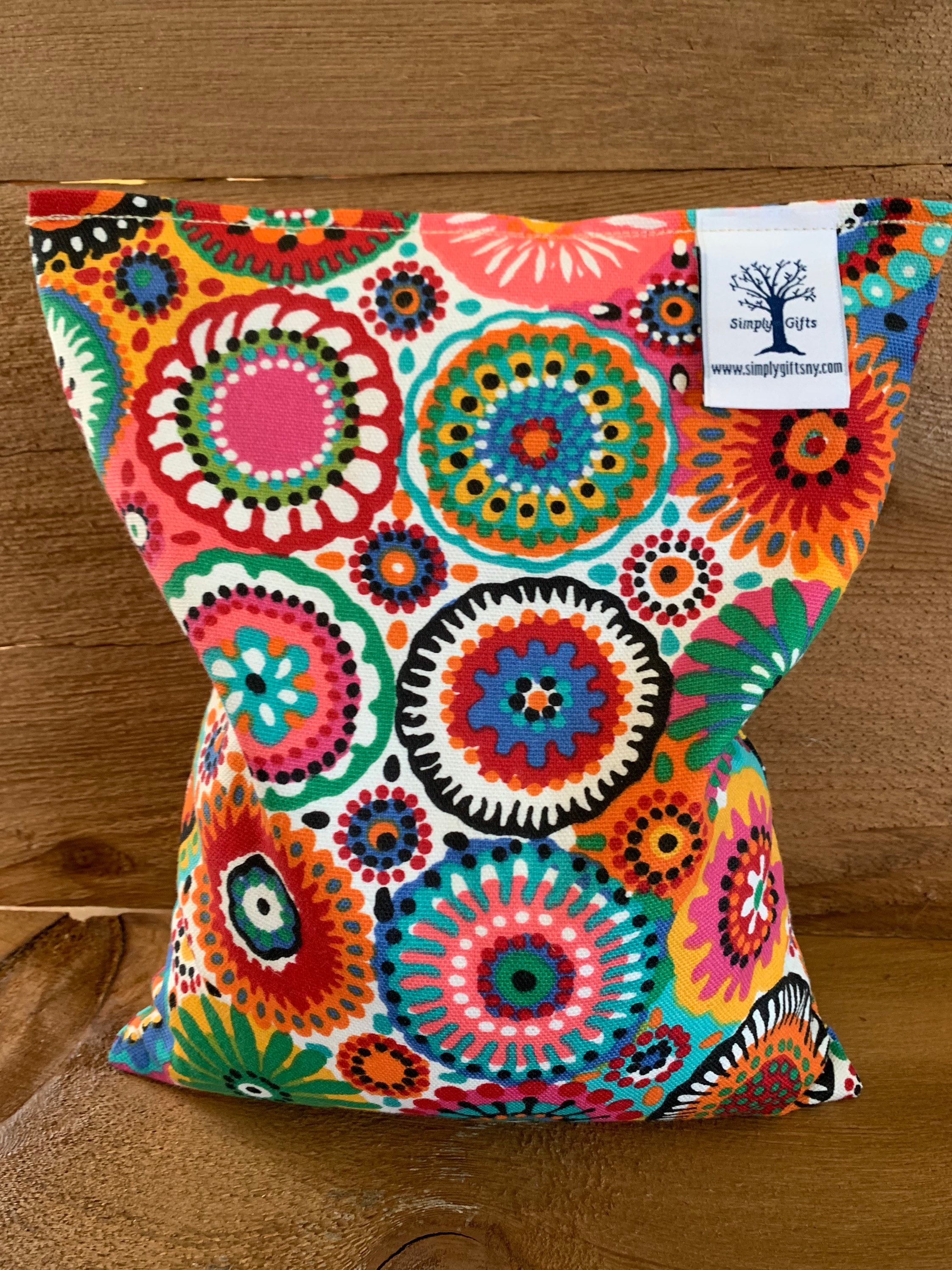 Large Corn Bag - Color Explosion - Hot and Cold Therapy, Moist