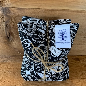 Extra Long Corn Bag - Recipe for Friendship- Hot and Cold Therapy, Moist Heat Benefits, Natural Pain Relief, Gifts for All Ages, Heating Pad