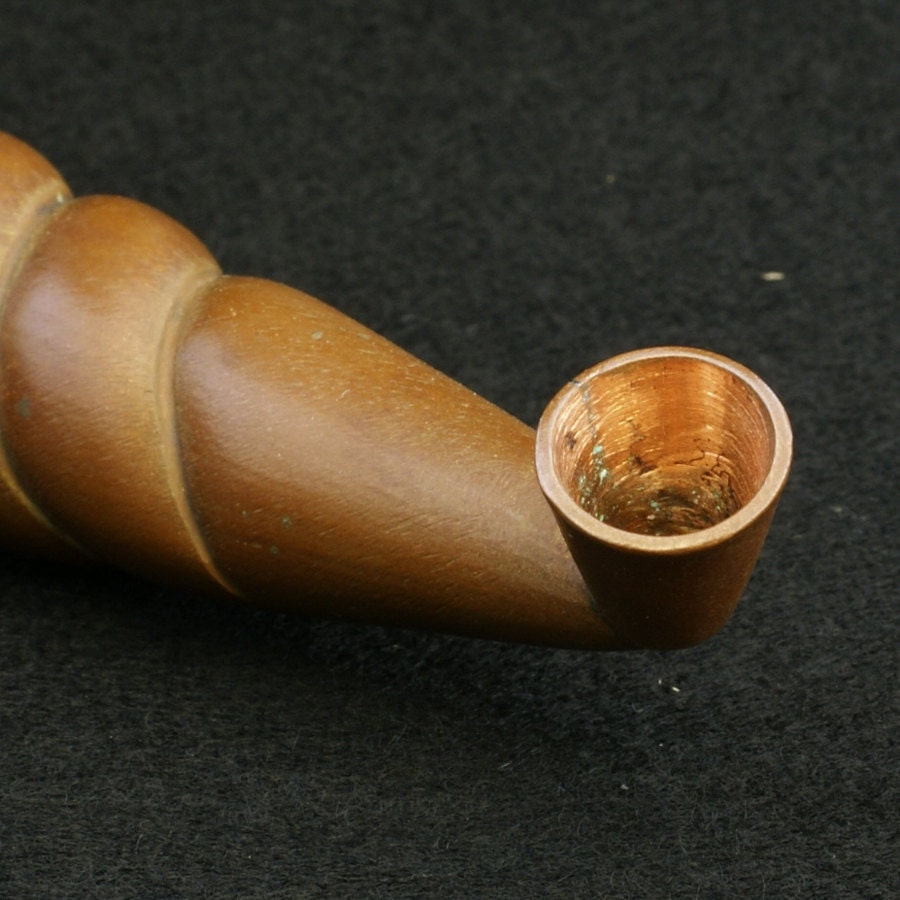 KISERU Japanese Smoking Pipe Copper, Thick Twisted Etsy