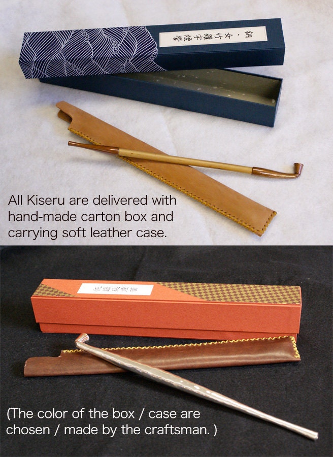 KISERU Japanese Smoking Pipe Copper, Thick Twisted Etsy