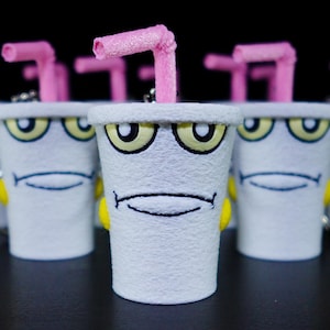 Master Shake (file STL 3D) - Portachiavi ispirato ad Aqua Teen Hunger Force per stampa FDM/resina