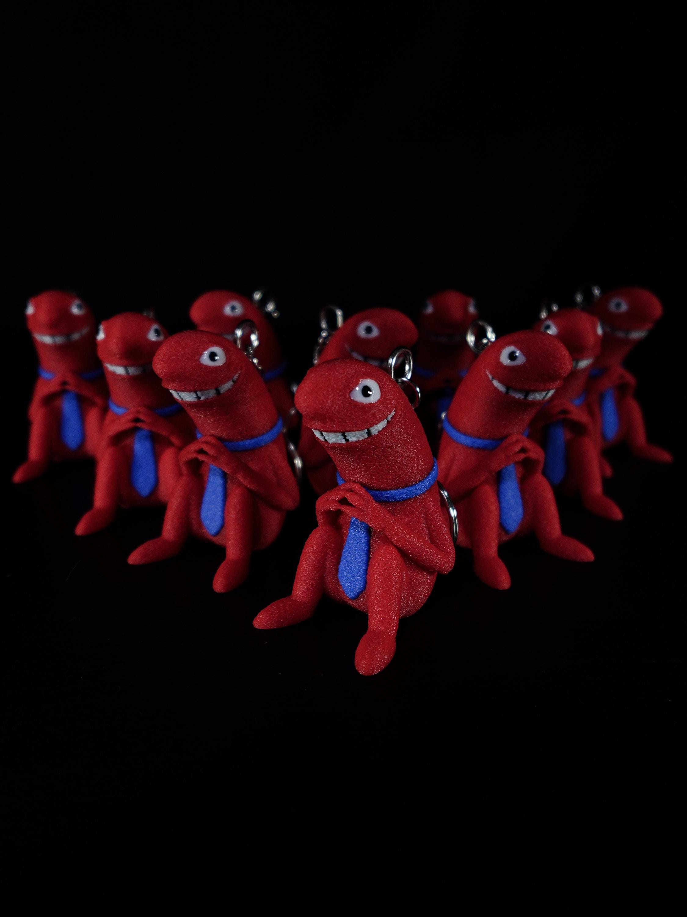 ALLAN RED (3D STL File) - Smiling Friends Inspired Keychain Figure Toy ...