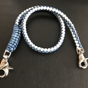Leather Wallet Chain - Braided Wallet Chain - Leather Wallet Strap - Leather wallet chain #16