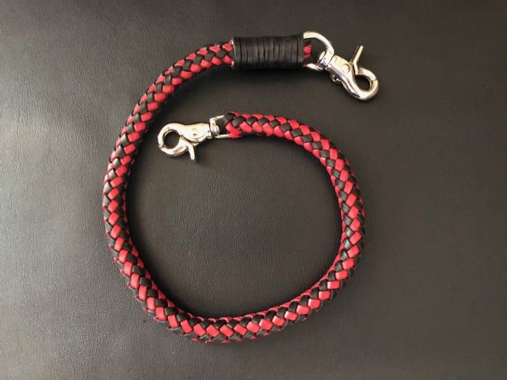 Leather Wallet Chain - Braided Wallet Chain - Leather Wallet Strap - Leather Wallet Chain #5