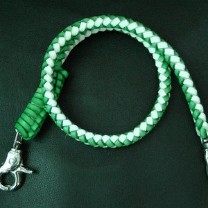 Leather Wallet Chain - Braided Wallet Chain - Leather Wallet Strap - Leather wallet chain #1