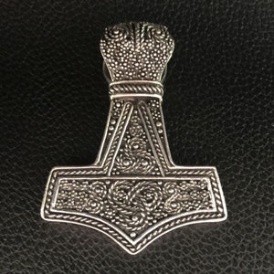 Thor&#39;s Hammer Mjolnir 925 Silver Pendant #9 Thor&#39;s Hammer Mjolnir 925 Silver Pendant#9