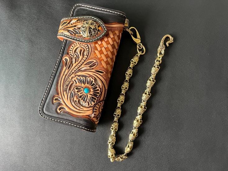Skull Wallet Chain - Etsy Skull Wallet Chain - Etsy