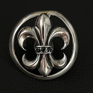 Chrome Hearts フルール・ド・リス ボタン Chrome Hearts Silver 925 Button - Etsy