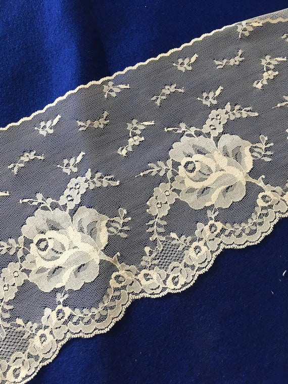 Vintage Nylon/Acetate Rose Lace Vintage Nylon/Acetate Rose Lace