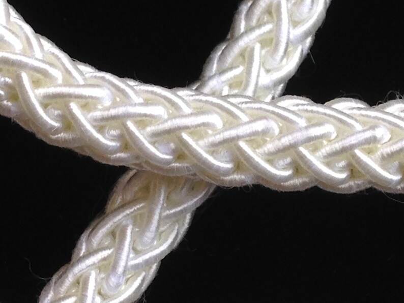 Vintage Looped Circle Silver Trim ½ Inch Wide Yardage