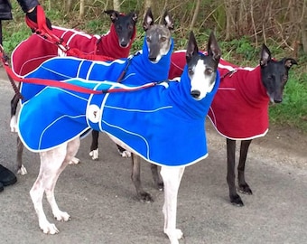 Greyhound & Whippet Original Fleece Housecoat by Greyt Sweaters.