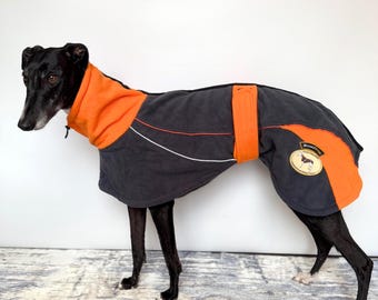 Greyhound & Whippet Plush Fleece Housecoat by Greyt Sweaters *NEW IN*