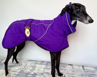 Greyhound, Lurcher & Whippet Soft Shell, Mid-Weight Jacket, Deep Purple, NEW IN!