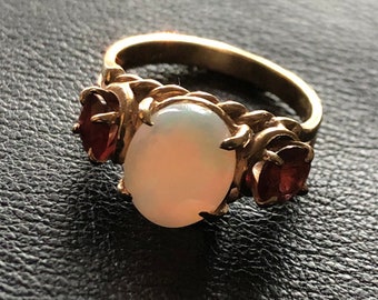 Blood Opal Ring Etsy