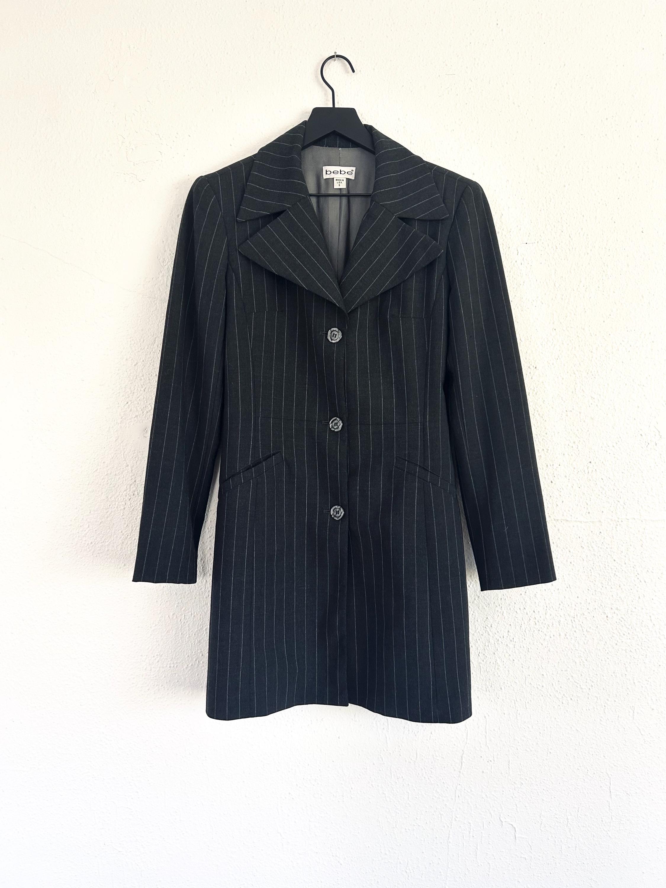 ジャケット・アウター 90s Minimal Stripe Tailored Jacket 90's Striped Blazer - Etsy