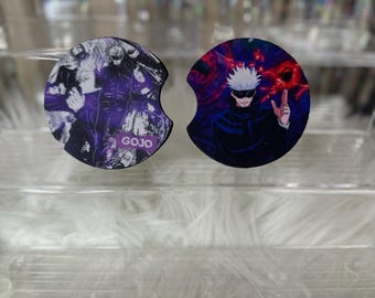 Satoru Gojo Neoprene Square Coaster - Jujutsu Kaisen Anime Car & Home